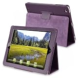 PURPLE LEATHER SMART COVER CASE STAND CASE Compatible with iPad® 2