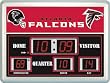 Atlanta Falcons Scoreboard Clock Thermometer 14"x19" ScoreBoard/Clock/Therm-Atlanta Falcons - NFL Fo