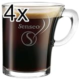 Produkt-Bild: 4 x SENSEO Design Glas Tasse 180ml