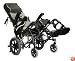 Karman Healthcare VIP-515-TP-16 Foldable Tilt in Space, Diamond Black, 14 Inches Rear Wheels and 16 Inches Seat Width