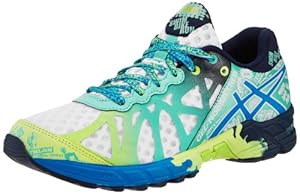 ASICS Women's Gel-Noosa Tri 9 Running Shoe,White/Electric Blue/Mint,6.5 M US