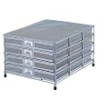 4-Drawer Document Bin - Silver