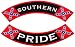 Southern Pride Embroidered Two-Piece Confederate Flag Iron-On Rockers Civil War Patch