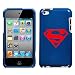 Search : APPLE IPOD TOUCH ITOUCH 4 4TH RED SUPERMAN SYMBOL ON A BLUE HARD CASE COVER