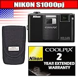 cheap Nikon Coolpix S1000pj 12.1MP Digital Camera with Built-in Projector and 5x Wi...