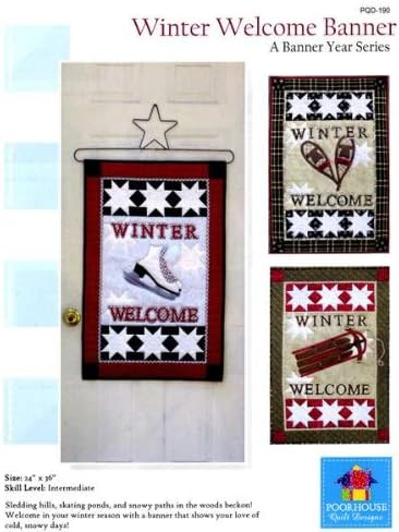 Winter Welcome Banners quilt patterns