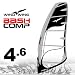 Sports : WINDSURFINGSEGEL VON WINDWING MODEL "BASH COMP 4,6 qm" - Wave