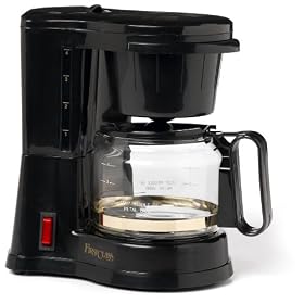 Jerdon First Class CM430WD 4 Cup Coffee Maker, Black by Jerdon