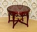 Handcarved Mahogany Victorian Roundtable Dollhouse Miniature
