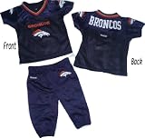 Denver Broncos 6 / 9 Month Baby Jersey Shirt & Pant 2 Piece Set