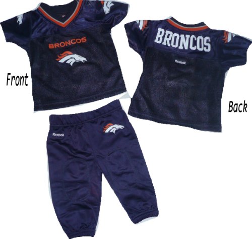 Denver Broncos 3 / 6 Month Baby Jersey Shirt & Pant 2 Piece Set