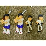 Softball Ornament Present Topper