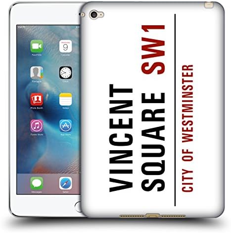 Official London Vincent Square Street Signs 4 Soft Gel Case for Apple iPad mini 4
