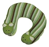 Cuddly Knit Frog Travel Pillow