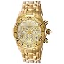 Invicta Men's 3213 Lupah Collection 23k Gold-Plated WatchDiver Chronograph Watch