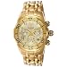 Invicta Men's Lupah Collection 23k Gold-Plated Watch Diver Chronograph Watch #3213