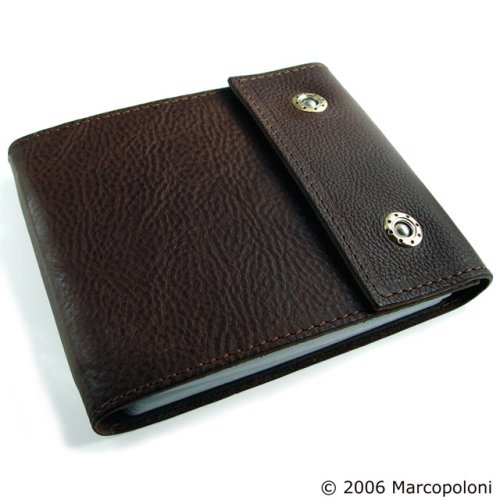 LIBRO - Handmade Italian Leather CD Carrying CaseB000EN4JNW 