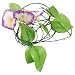 Amico Party Decor Artificial Purple White Morning Glory Hanging Flower Vine 2.4M
