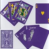 Bicycle Rider Back The Purple Deck with Gaff Cards for Magic