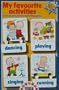 Educa ; My Favourite Activities, a Word and Picture Matching Game. 40 Piece Jigsaw Puzzle