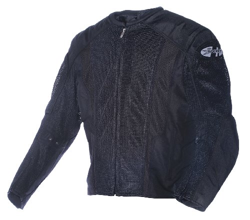 Joe Rocket Phoenix 5.0 Mens Mesh Textile Motorcycle Jacket Black/Black XL