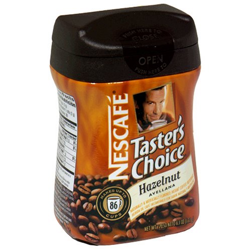 Nescafe Tasters Choice, Hazelnut, 6.1-Ounce Canisters (Pack of 3)