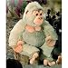Plüti 1705-080-342 - Gorilla, steingrau - 80 cm