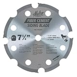 Malco FCCB7 7-1/4-Inch 4 Tooth PCD Fiber Cement Saw Blade with 5/8-Inch and Diamond Knockout Arbor