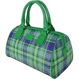 Violet Kelly Green Baekgaard Fall Tartan Brights Handbag Doctor Satchel