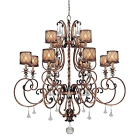 Minka Lavery 4758-206 12 Light Chandelier - Aston Court Bronze - Traditional Transitional... by Minka