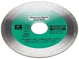 Bosch DB443 Premium Plus 4-Inch Dry Cutting Continuous Rim Diamond Saw Blade with 7 8-Inch... by Bosch