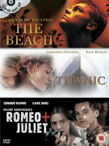 CD-Charts  DVD : The Beach / Titanic / Romeo And Juliet [1996]
