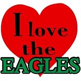 I Love the Eagles Temporary Tattoos