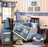 Lil' Hi-Way 6 Piece Crib Bedding Set