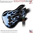 Metal Flames Blue Skin fits Band Hero, Guitar Hero 5 & World Tour Guitars for XBOX 360 & PS3 (GUITAR NOT INCLUDED) by WraptorSkinz