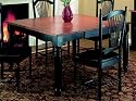 Furniture online: Black and Cherry 54" Square Butterfly Leaf Table - Entree Dining - BCH-545430