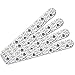 Clever Kitty Cat Kitten School Glasses Notes Pattern Double-Sided Nail File Emery Board Set 4 Pack