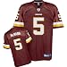 Donovan McNabb Jersey: Reebok Burgundy #5 Washington Redskins Replica Jersey - Small