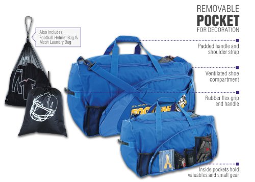 Champro Varsity Football Equipment bag - Scarlet 