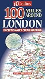 100 Miles Around London (Road Map)