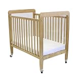 LA Baby Quality Hardwood Window Crib - Natural