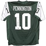 Mounted Memories New York Jets Chad Pennington Signed Authentic Jersey