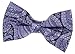 Retreez Paisley Art Pattern Woven Microfiber Pre-tied Bow Tie (4.5
