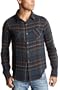 Elwood Men's J Dub Long Sleeve Shirt,Coal,Medium