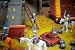 100+ Pcs Castle Old Style Play Set Battering Ram Horses_s-4
