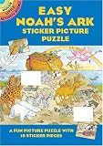 Easy Noah's Ark Sticker Picture Puzzle (Dover Little Activity Books)