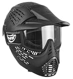 JT Elite HeadShield Single Paintball Mask (Black)