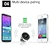 TRF Bluetooth 4.0 Headsets with Mic, Mini Hand-free In-ear Headphone with 3 Different Size Earbud Tips Car Charger for iPhone 6s / 6s Plus, LG G4 / G5, and Other iOS and Android Devices (Black)