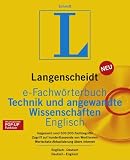 Langenscheidt e-Fachw�rterbuch Technik und angewandte Wissenschaften Englisch, 1 CD-ROM Englisch-Deutsch, Deutsch-Englisch. F�r Windows 95/98/2000/X 4.0. Rund 500.000 Fachbegriffe. Zugriff auf hunderttausende von Wortformen. Wortschatz-Aktualisierung �bers - Peter A. Schmitt