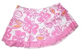 Girls Hibiscus Dot Swim Skirt Cover-up